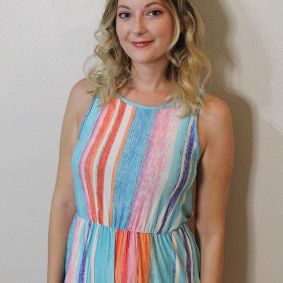 COPY - Multi Color Women's Jumpsuit - Bold & Vi… - Picture 1 of 15